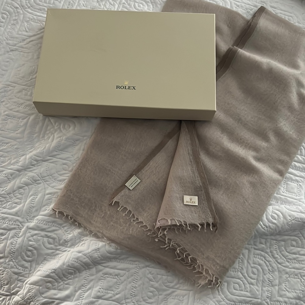 Rolex Cashmere scarf brand new